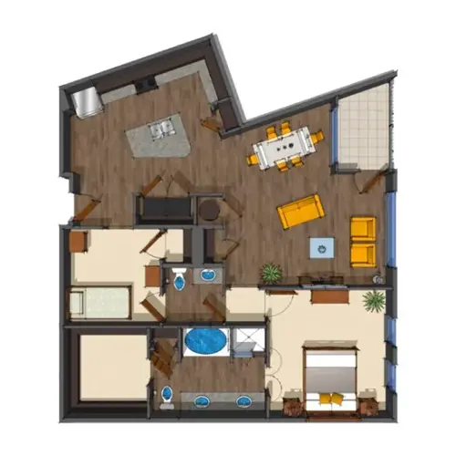 District at Medical Center San Antonio Floorplan 15
