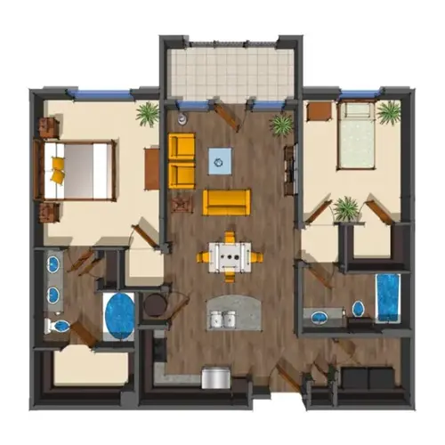 District at Medical Center San Antonio Floorplan 17