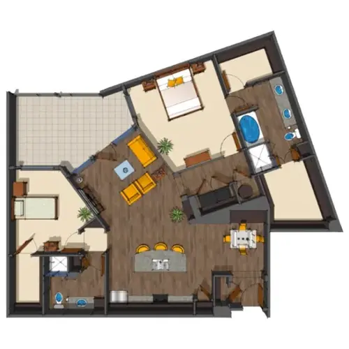 District at Medical Center San Antonio Floorplan 20