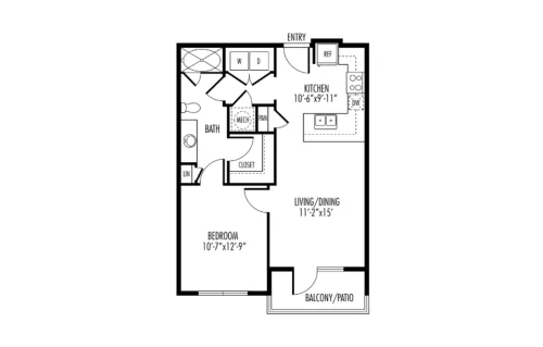Dwell at Legacy San Antonio Floorplan 2