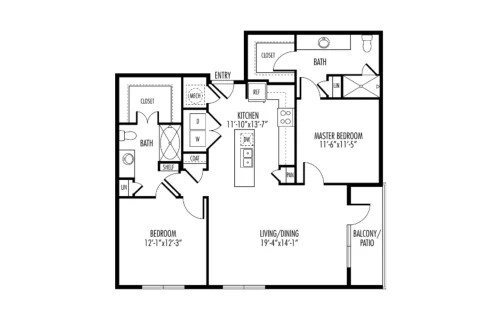 Dwell at Legacy San Antonio Floorplan 9