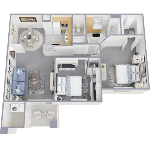 Eagle Ridge Apartments San Antonio Floorplan 5