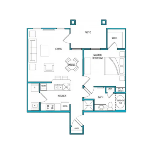 Echelon at Monterrey Village San Antonio Floorplan 1