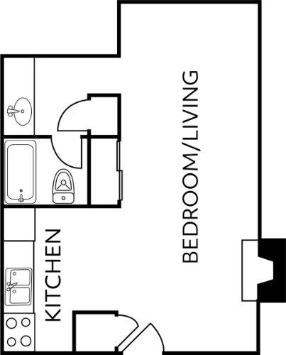 Edge Studios San Antonio Floorplan 2