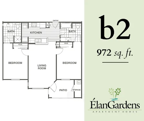 Elan Gardens Apartments San Antonio Floorplan 5