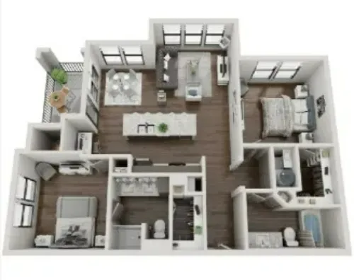 Eleven West San Antonio Floorplan 6