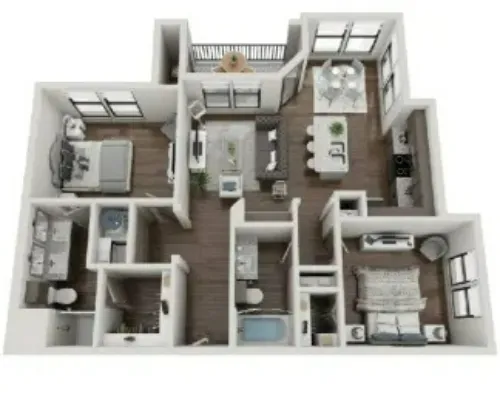Eleven West San Antonio Floorplan 7