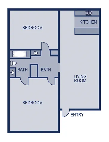 Elm Creek Apartments San Antonio Floorplan 2
