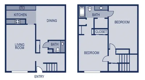 Elm Creek Apartments San Antonio Floorplan 3