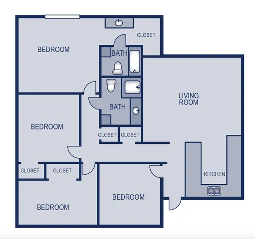 Elm Creek Apartments San Antonio Floorplan 5