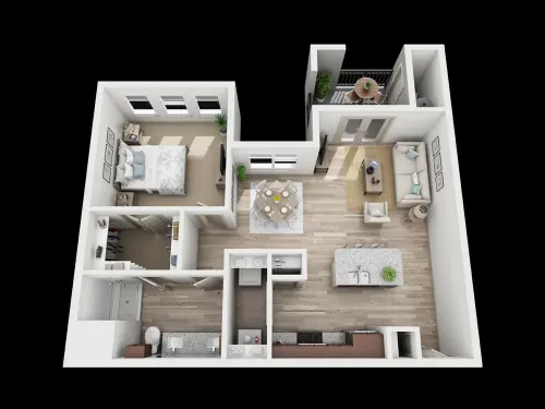 Enclave at the Dominion Apartments San Antonio FloorPlan 1