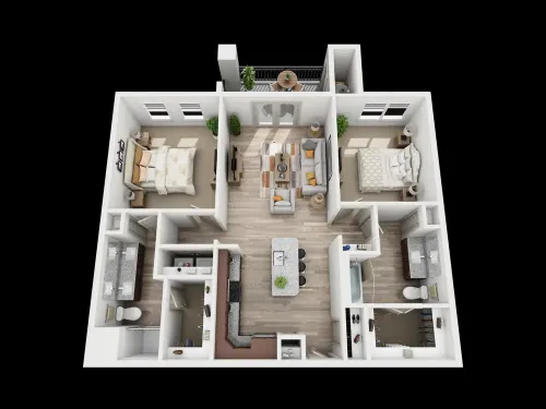 Enclave at the Dominion Apartments San Antonio FloorPlan 5