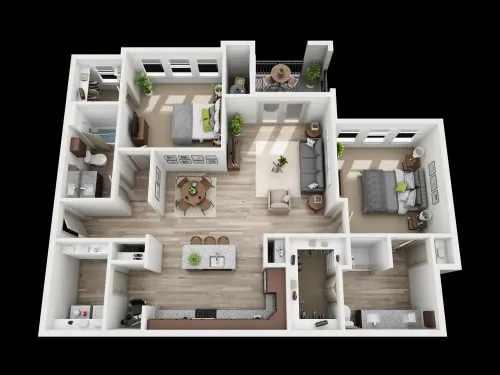 Enclave at the Dominion Apartments San Antonio FloorPlan 7