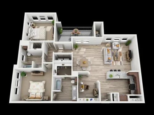 Enclave at the Dominion Apartments San Antonio FloorPlan 8