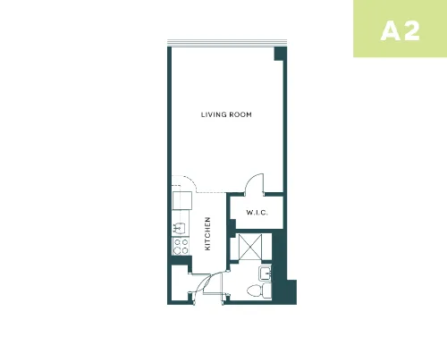 Ensemble Apartments San Antonio Floorplan 1