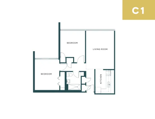 Ensemble Apartments San Antonio Floorplan 10