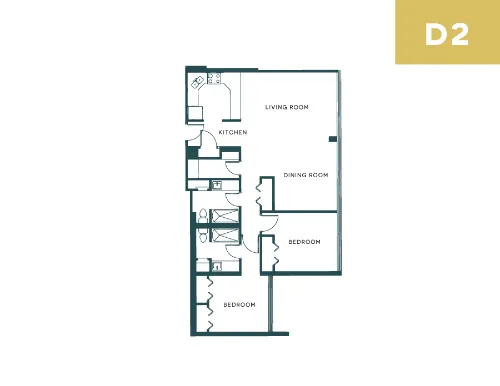 Ensemble Apartments San Antonio Floorplan 9