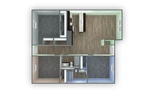 Falcon’s Nest Lubbock FloorPlan 3