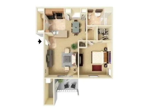 Falls at Westover Hills San Antonio Floorplan 2