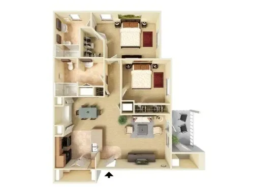 Falls at Westover Hills San Antonio Floorplan 7