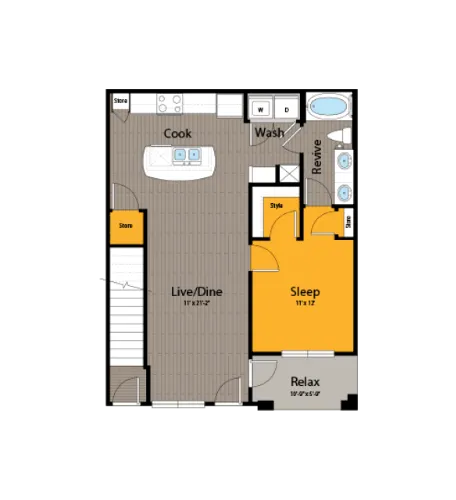 Firewheel Apartment San Antonio Floorplan 8