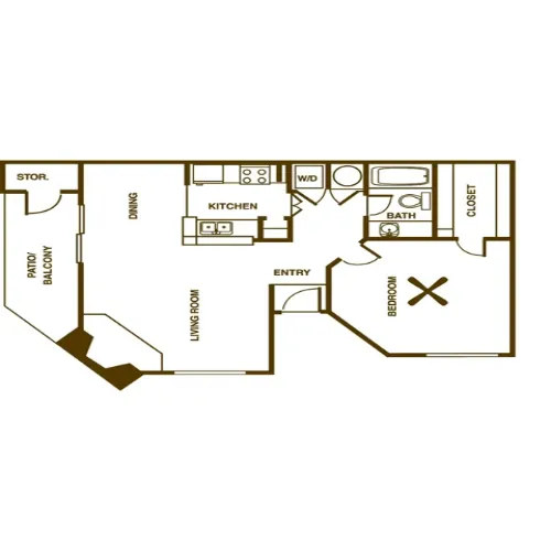 Fountainhead Apartment floor plan 5