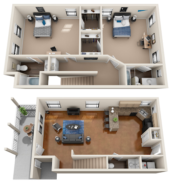 Heron on Hausman Apartments San Antonio Floor 1