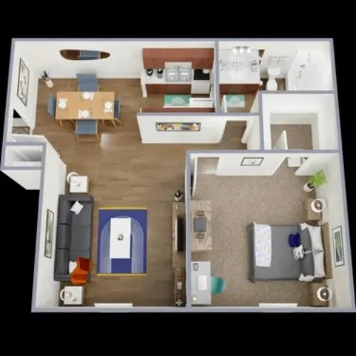 Hilltop Oaks Apartments San Antonio FloorPlan 2
