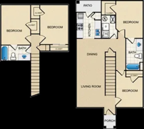 Houston Street Townhomes San Antonio FloorPlan 4
