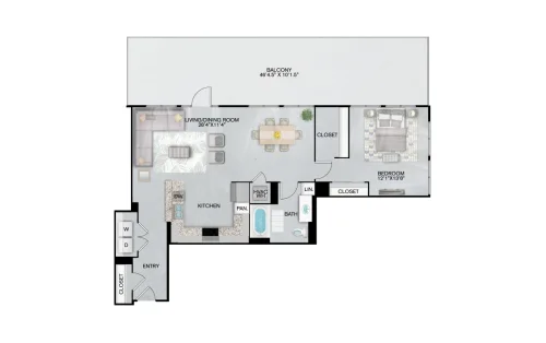 Inspire Downtown San Antonio Floorplan 18