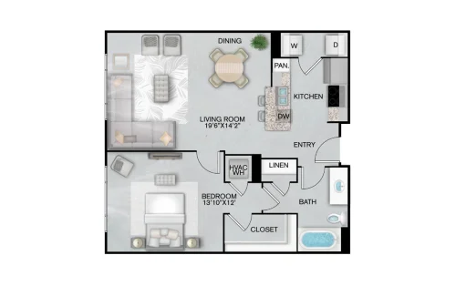 Inspire Downtown San Antonio Floorplan 2