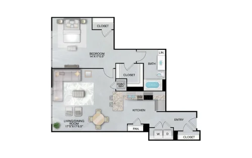 Inspire Downtown San Antonio Floorplan 20