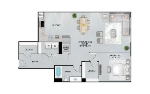 Inspire Downtown San Antonio Floorplan 23