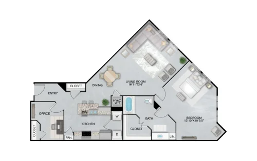 Inspire Downtown San Antonio Floorplan 26