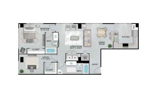 Inspire Downtown San Antonio Floorplan 29