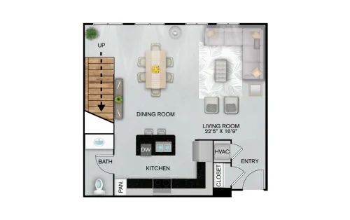 Inspire Downtown San Antonio Floorplan 35