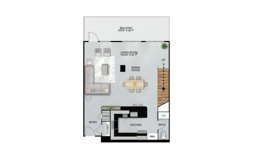Inspire Downtown San Antonio Floorplan 38