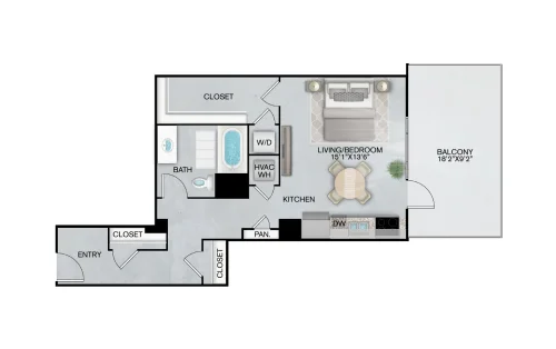 Inspire Downtown San Antonio Floorplan 4