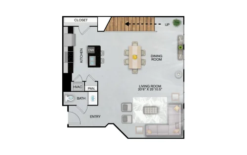 Inspire Downtown San Antonio Floorplan 45