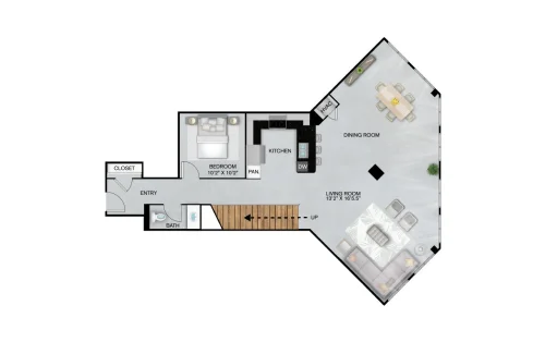 Inspire Downtown San Antonio Floorplan 46
