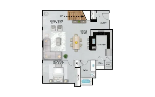 Inspire Downtown San Antonio Floorplan 50