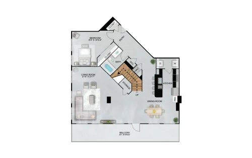 Inspire Downtown San Antonio Floorplan 52