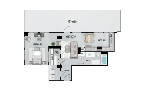 Inspire Downtown San Antonio Floorplan 7