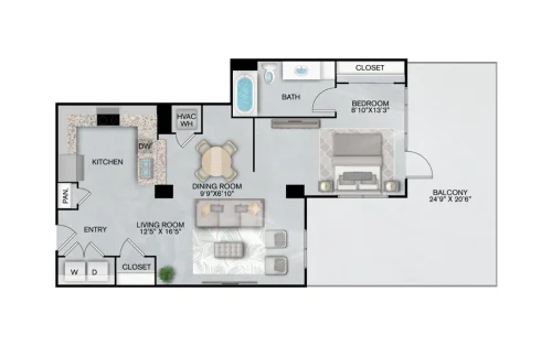 Inspire Downtown San Antonio Floorplan 8