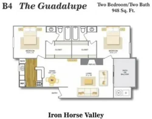 Iron Horse Valley Apartments San Antonio FloorPlan 12