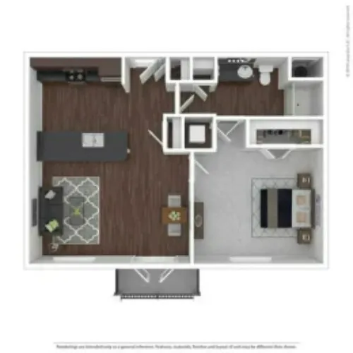 Legacy Flats San Antonio FloorPlan 3
