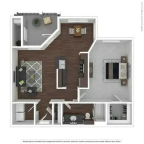 Legacy Flats San Antonio FloorPlan 5