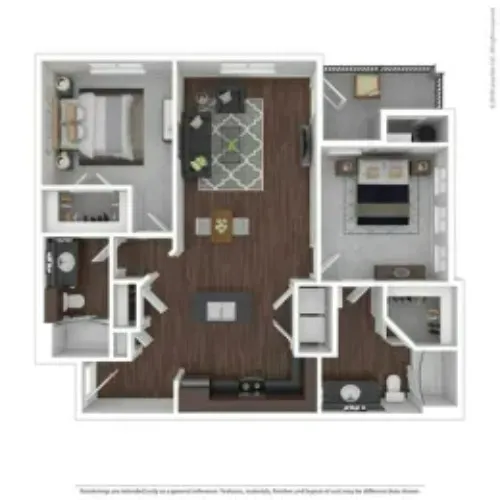 Legacy Flats San Antonio FloorPlan 7