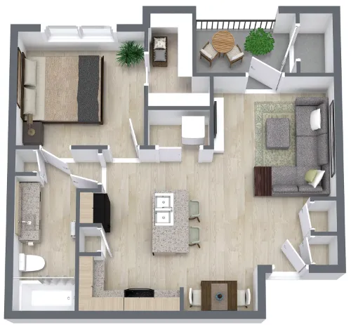 Leon Creek Flats San Antonio Floorplan 2
