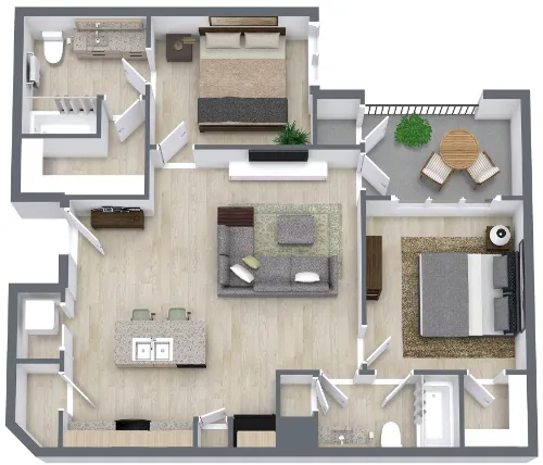 Leon Creek Flats San Antonio Floorplan 4